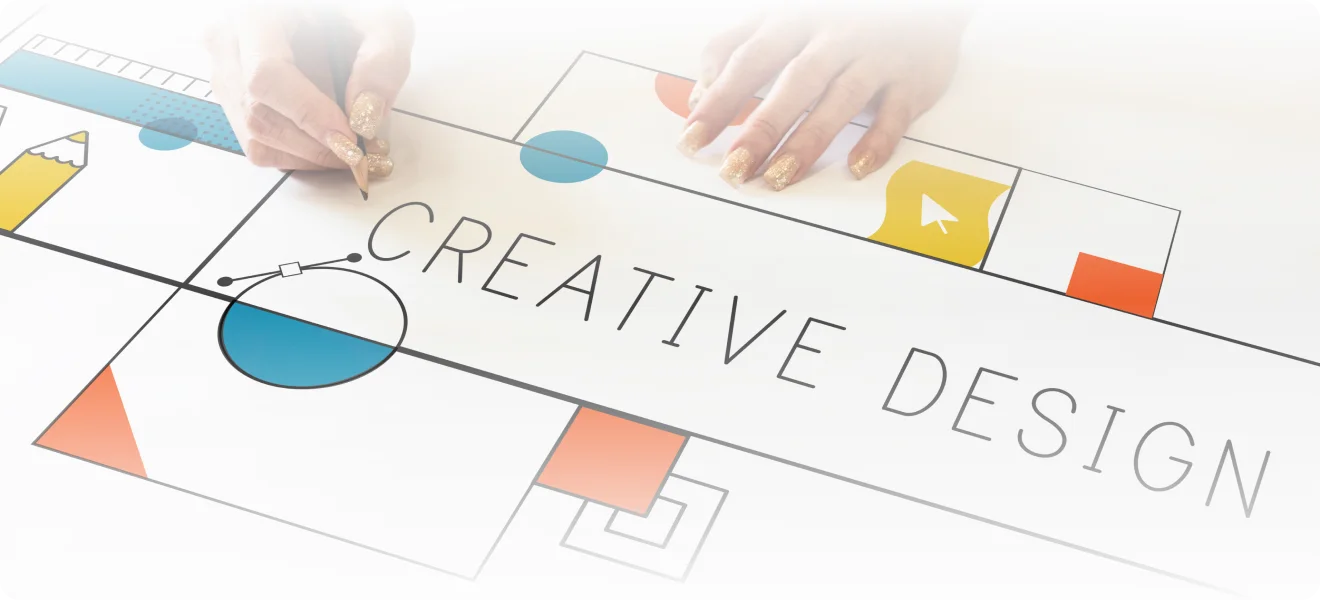 Graphic design services banner — Fruxinfo Ahmedabad