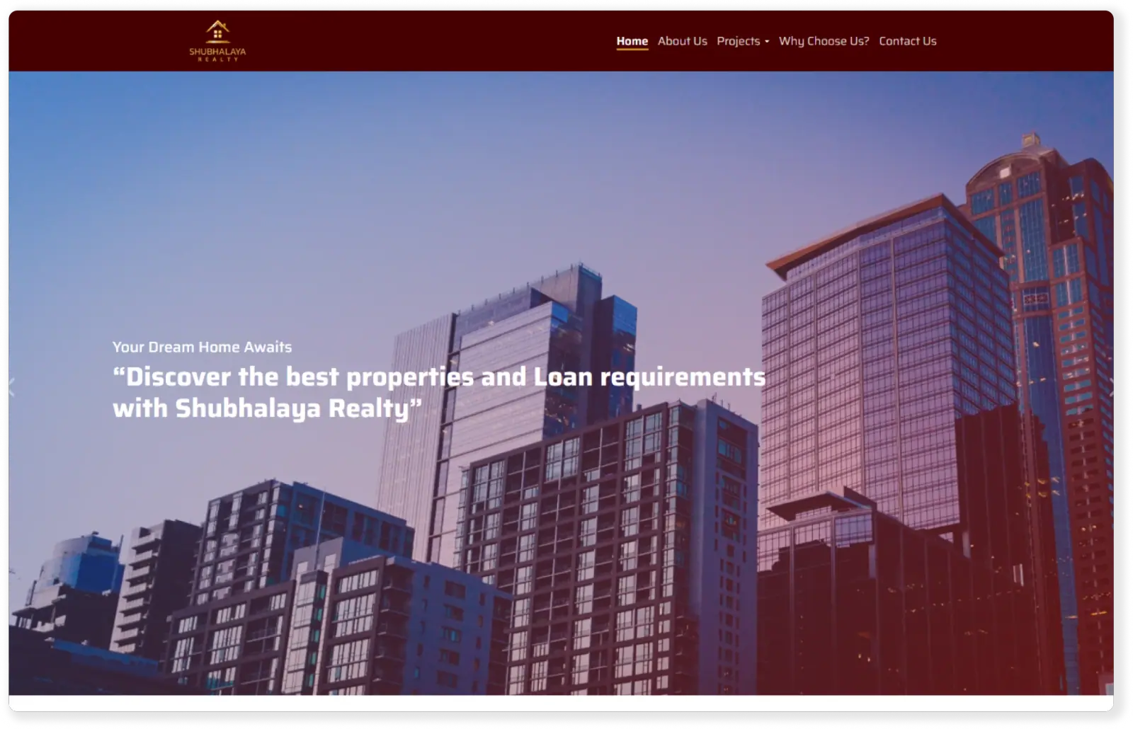 Shubhalay website portfolio screenshot — Fruxinfo